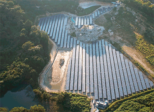 Foto de Tsukuba Hole, planta de energía solar en Japón
