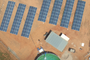 Foto de una instalación de Bombeo Solar de Univergy